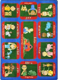 Joy Carpets Kid Essentials Signs on the Farm Multi